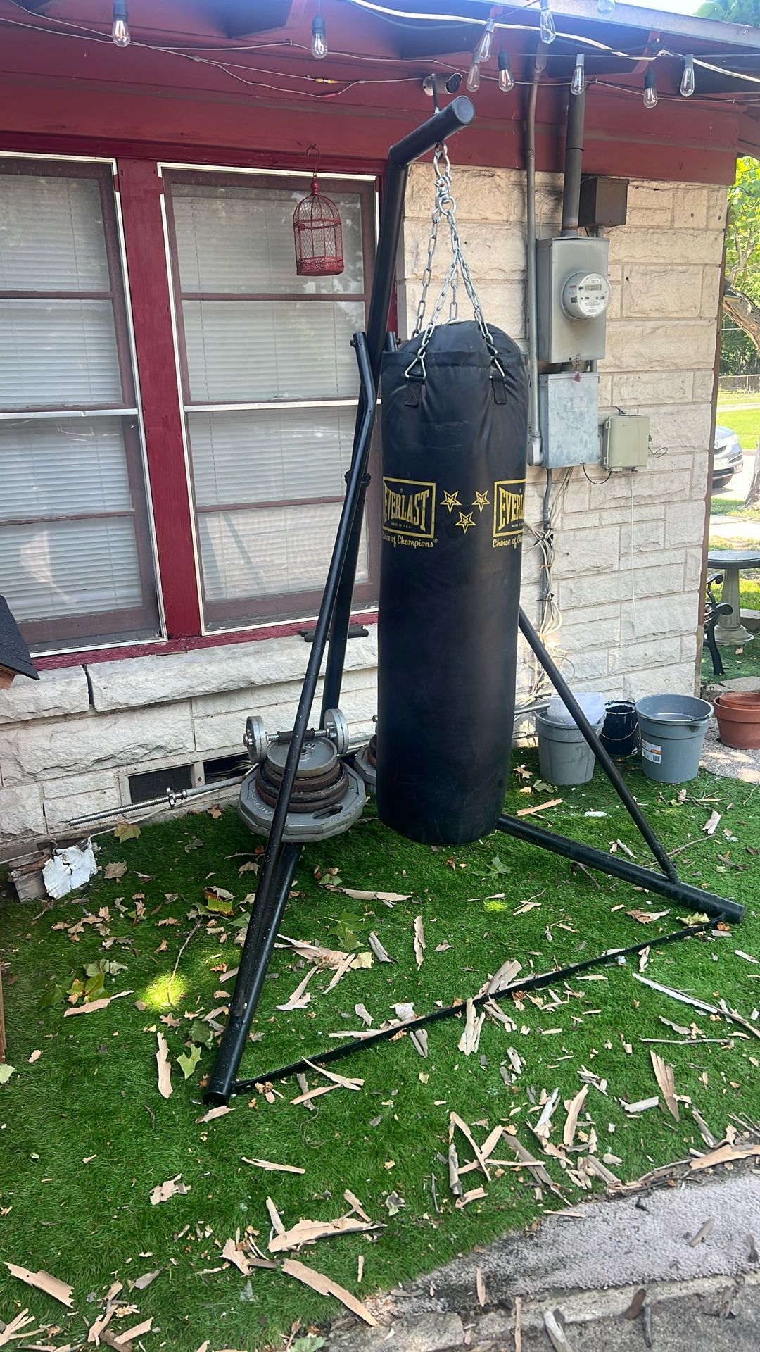 100lbs Punching Bag, With Weights