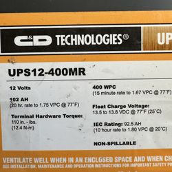 New 12V 102AH AGM Batteries 🔋 Delivery Available 