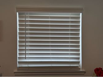 2.5” Blinds 33.5” x 33.5”, set of 2