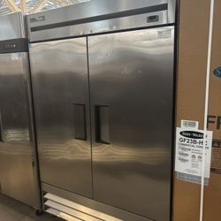 Two Door Stainless Steel Freezer 