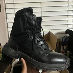 Black Interceptor Combat Boots