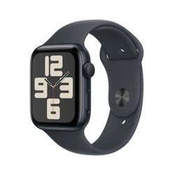 Apple Watch SE (2nd Gen) [GPS 44mm] Smartwatch Midnight Sport Band M/L