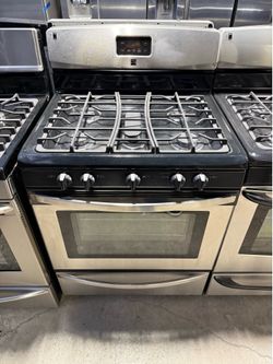 Kenmore Stainless steel 5 burner range stove