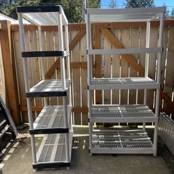 2 Shelving Units For $80