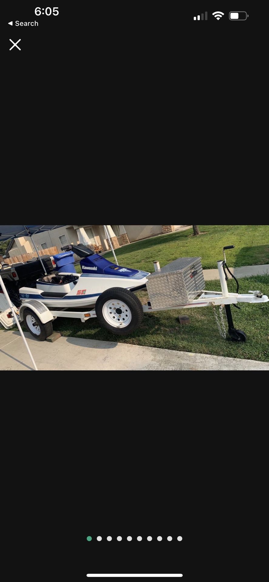 Kawasaki Yr 1990 With Trailer Included