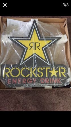 LED NEON ROCKSTAR ENERGY DRINK LIGHT