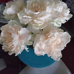 Flowers In Glass Vase