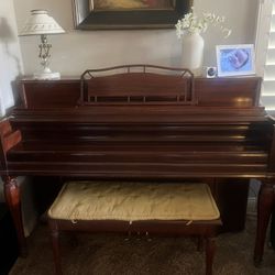 Kimball Mahogany Piano 