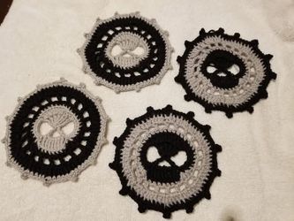 Handmade Skull Coaster Sets