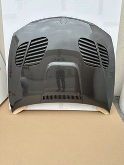 Brand New 2008 - 2013 BMW 1 Series (E82) VIS Racing GTR Style Carbon Fiber Vented Hood (Special Order)