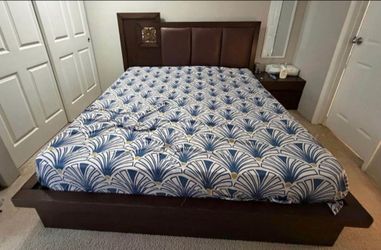 King Size Solid Wood Bed Frame- Teak Wood