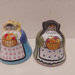 Decorato (Italy) Salt And Pepper Shakers