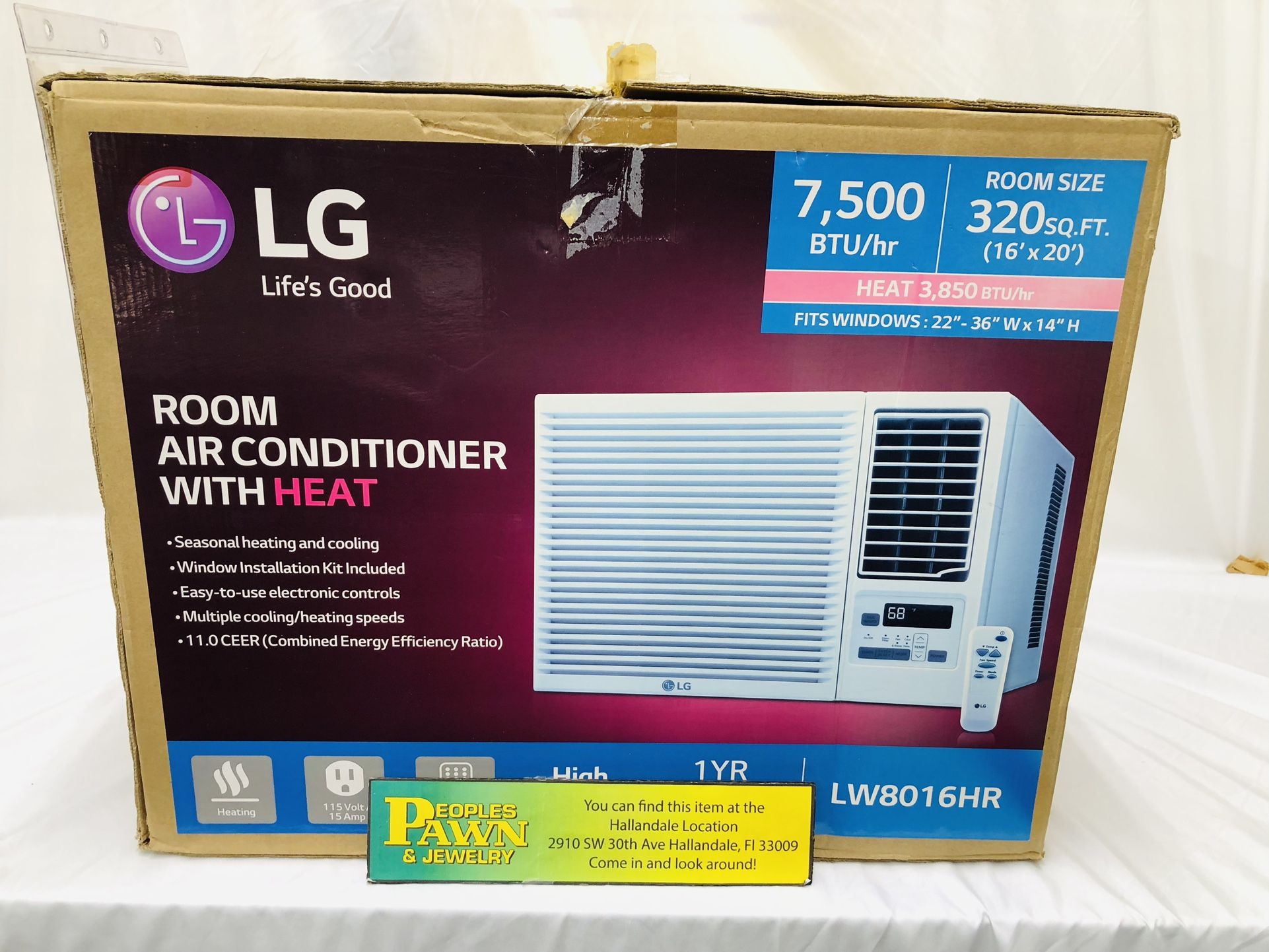 LG 320sq ft Window Unit Air Condition *NEW!
