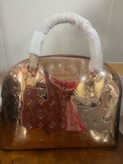 Michael Kors NWT rose gold large dome satchel