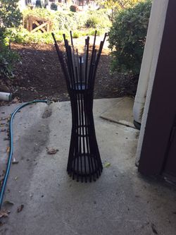 Bamboo Candle Stick Holders