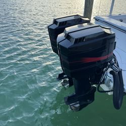 Twin 1995 Mercury 150 2 Stroke Outboards