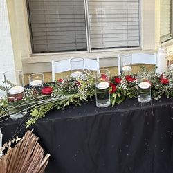 Glass Candle Holders
