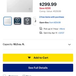 BRAND NEW! Insignia Freezer 