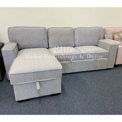 Gray Sleeper Sectional 