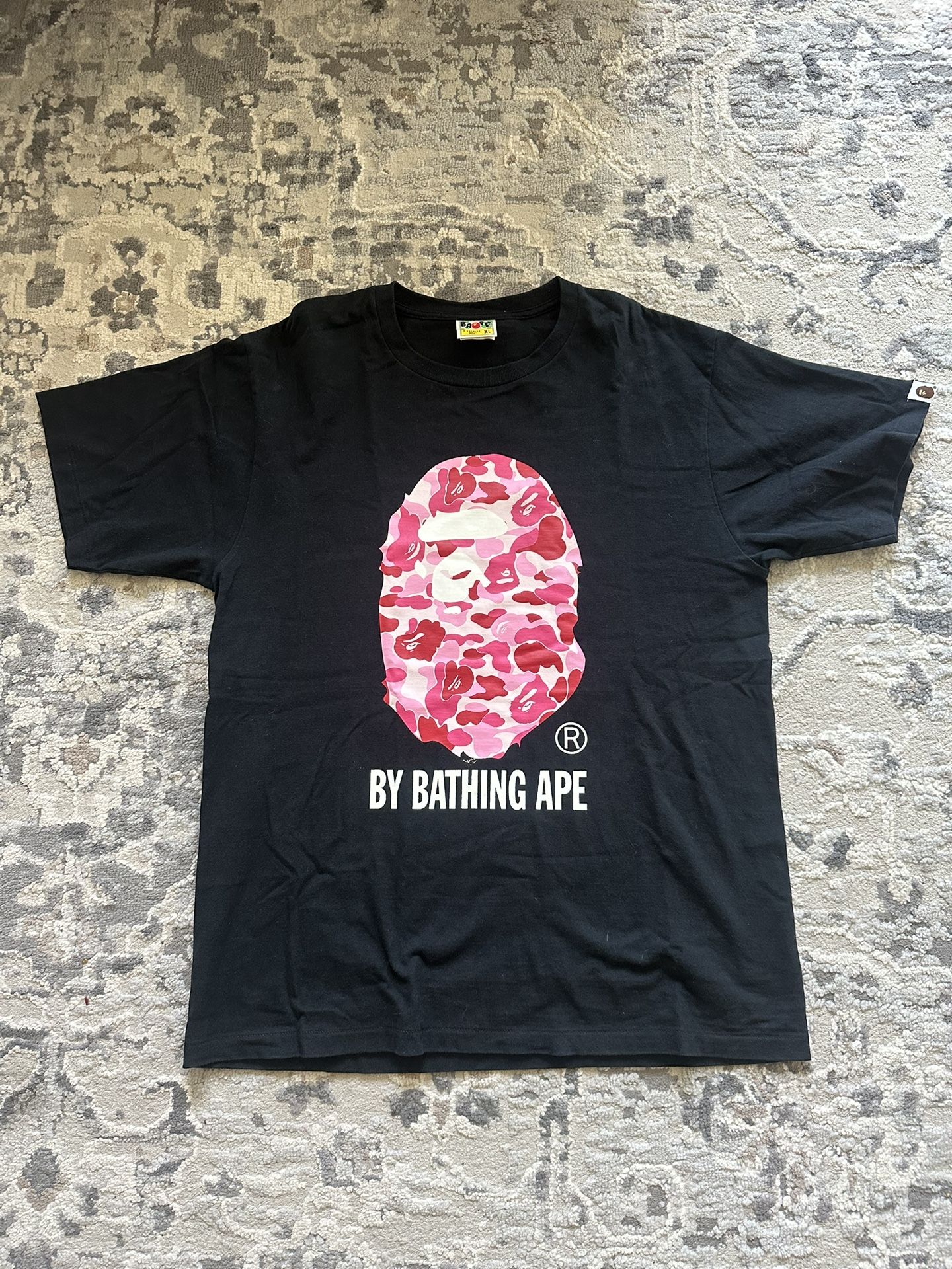 Bape pink Camo tee