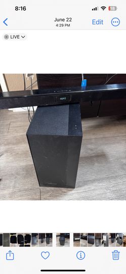 Samsung HW-J450 Black 2.1 Channel Wireless Subwoofer Soundbar
