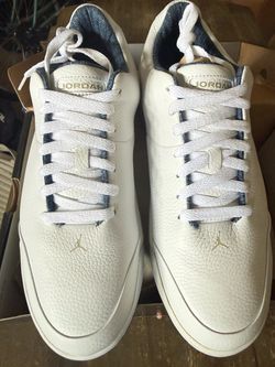 Rare! Jordan 23 classic Air Jordan Low-Top White Leather Sneakers