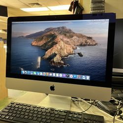 iMac late 2013  21.5 inch I5 @ 2.7  ghz 8GB RAM  1TB flash storage  macOs Catalina Version  10.15.7