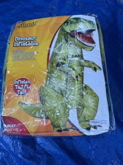 T-REX Dinosaur Inflatable Costume Suit Outfit 