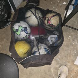 Soccer balls with Bag