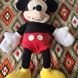 Large Mickey Mouse Around 35 Inch In Excellent Condition 