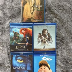 Blu-ray Movie Bundle - Dune, Avatar, Brave, Up, Stop Making Sense