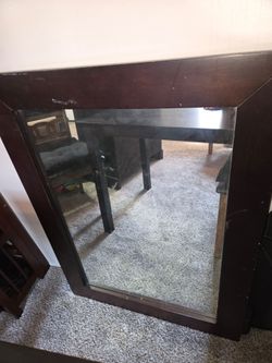 dark brown mirror