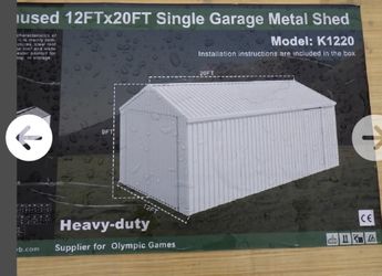 12x20 Steel Garage
