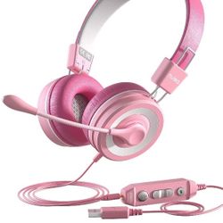 Headphone with Microphone, Hi-fi Stereo Computer Headset