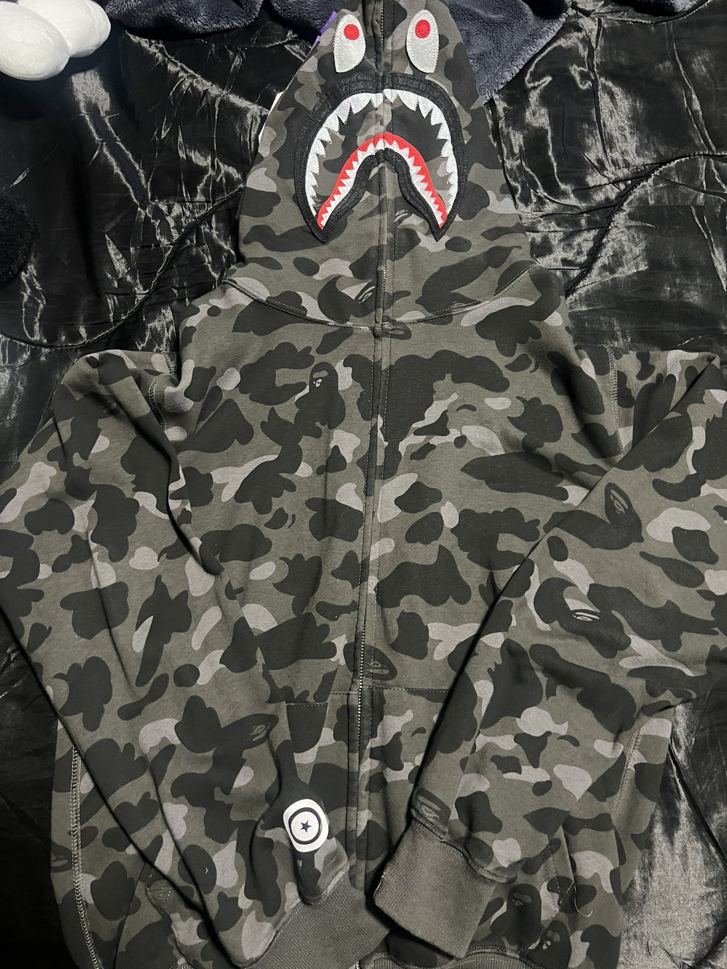 Bape Hoodie Grey