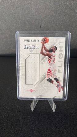 James Harden game-worn material card