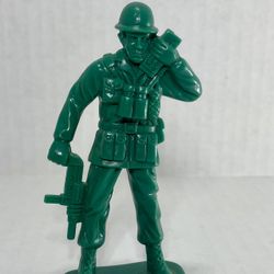 Kid Fun Plastic Army Men Military  Green Soldier 4.5" Inch Figure
