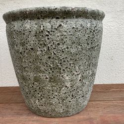 12” China Bell Ocean Rock Ceramic Pot Planter