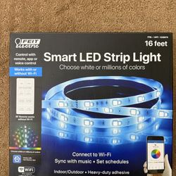 Feit Electric LED Smart WiFi Strip Light 1 Pack 16 Feet