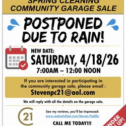 Spyglass Yard Sale 4/18/2026 7am-12pm