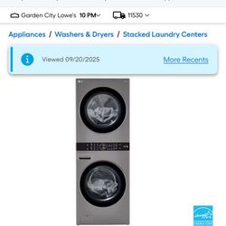Electric Washer/Dryer Combo 220