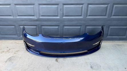 OEM Tesla Model 3 Front Bumper Cover (2017-2023) - Deep Blue (PPSB)