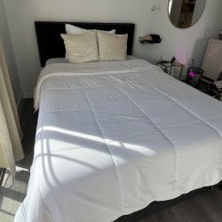 Full Size Bed frame + Mattress 