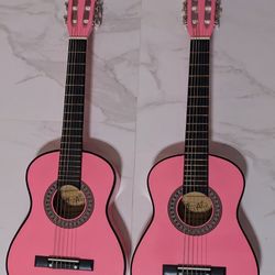 2 New Pink Guitars