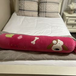 Cute Pink Character Bolster Pillow