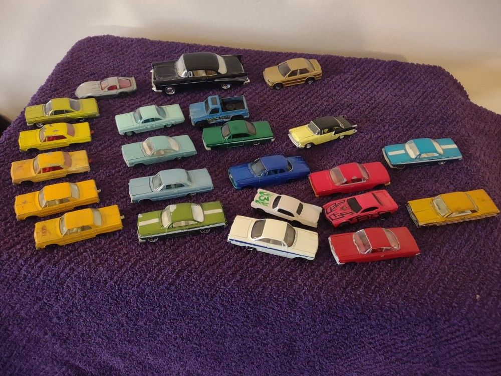 Small Collection Of Vintage Chevrolet Hot Wheel Matchbox Cars