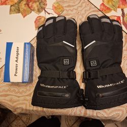 Heated Thick Warm Gloves for Men-XL
