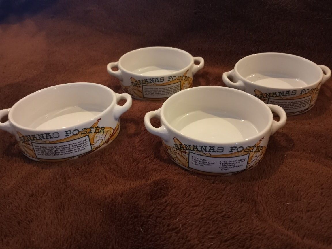 BANANAS FOSTER BOWLS