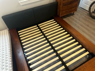 Modloft Worth Japandi Bed- Queen- Solid Wood
