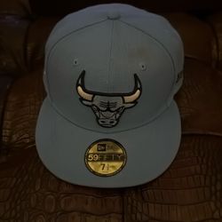 Chicago Bulls Blue Fitted 